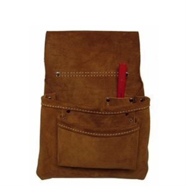 Heritage Leather Tool Bag, Heritage Leather 436Sp 3-Pocket Nail Bag, Leather 436Sp